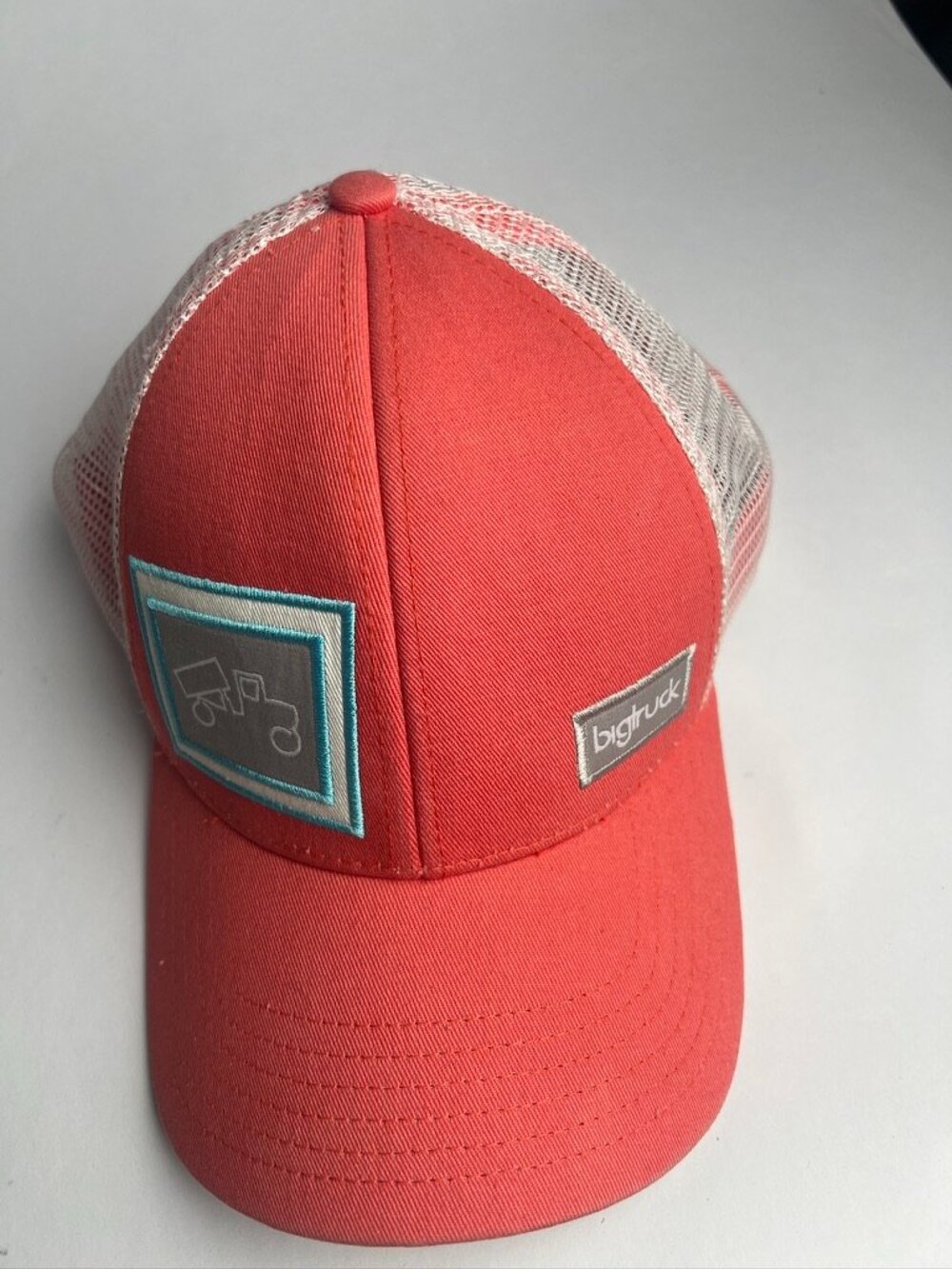 Big truck hat coral - like new